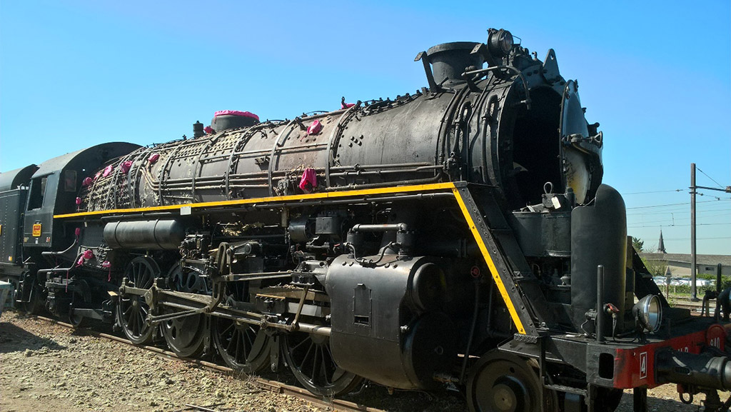 La 141R840 est prête pour commencer les travaux préparatoires (20 avril 2018) La 141R840 est prête pour commencer les travaux préparatoires (20 avril 2018)