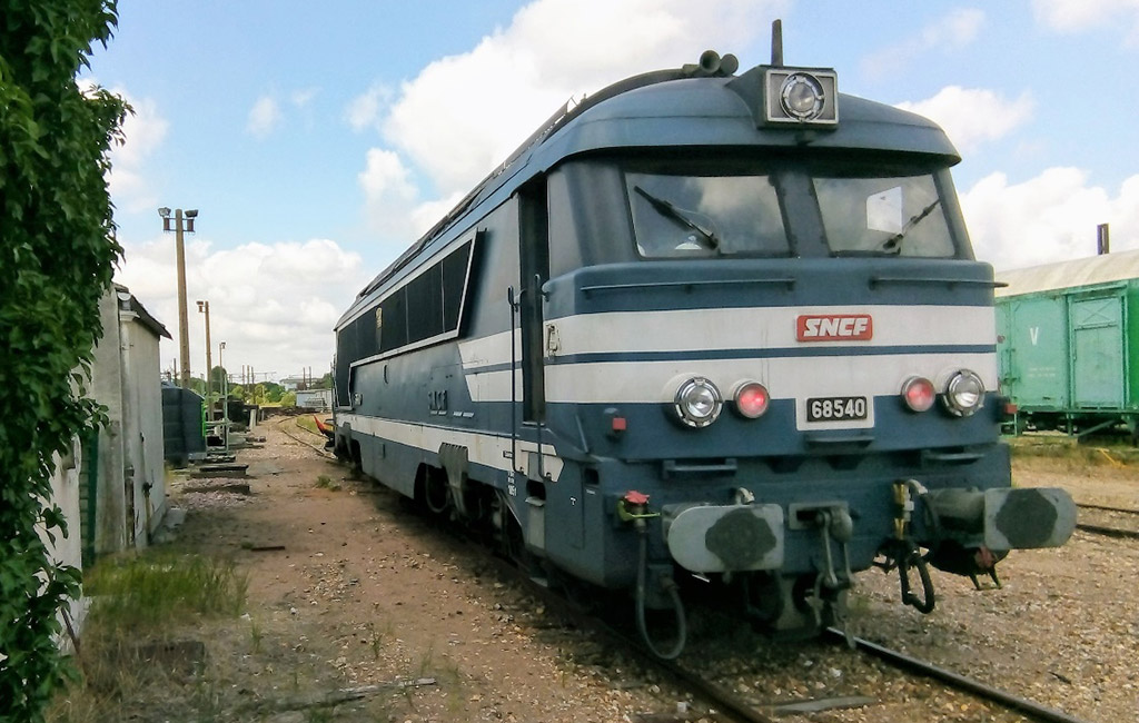 L’A1A-A1A 68540 à l’EVEN des Aubrais devant l’atelier de l’AAATV-CVL (juillet 2018)