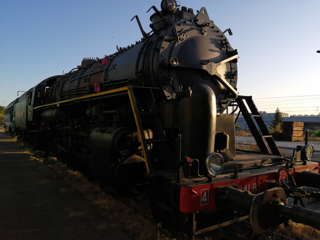 La 141R840 prête pour se rendre aux Journées du Patrimoine en gare d'Orléans