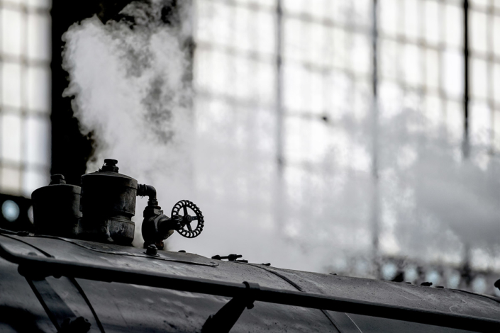Photo Nicolas Laverroux – Paris-Austerlitz, 21 octobre 2017 Locomotive à vapeur 141R840 à Paris Austerlitz le 21 octobre 2017 (photo Nicolas Laverroux)