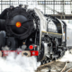Locomotive à vapeur 141R840 à Paris Austerlitz le 21 octobre 2017 (photo Nicolas Laverroux)